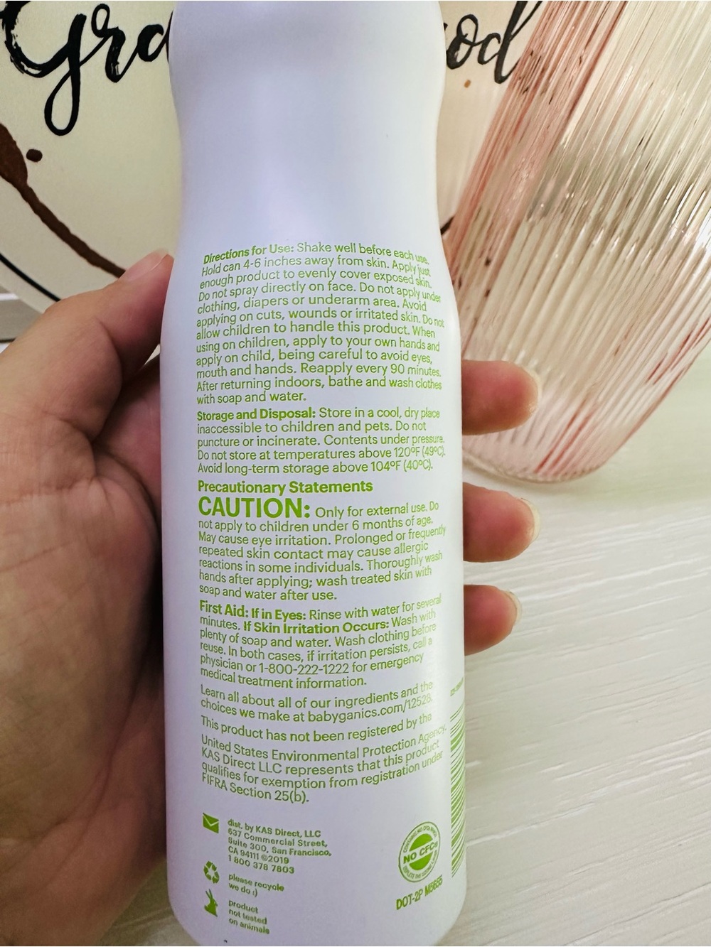 Babyganics Natural Insect
Repellent 5oz - Picture 3 of 3